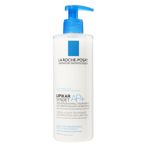 La Roche-Posay Lipikar Syndet AP+, Bezzapachowy ultradelikatny krem myjący do ciała dla skóry skłonnej do atopii od 1 dnia życia, 400 ml La Roche-Posay