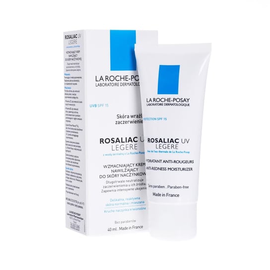 La Roche-Posay, Rosaliac UV Legere, wzmacniający krem nawilżający skóra naczynkowa, 40 ml La Roche-Posay