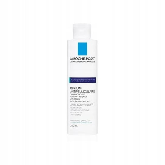 La Roche-Posay Szampon Kerium, przeciwłupieżowy do włosów tłustych 200 ml La Roche-Posay