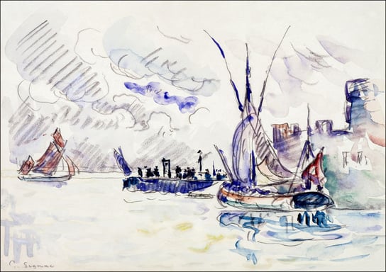 La Rochelle, Paul Signac - plakat 80x60 cm Galeria Plakatu