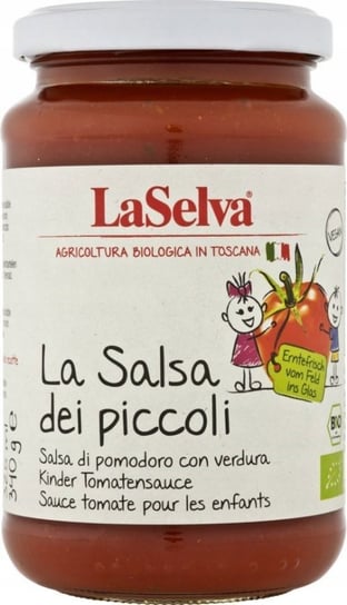 LA SELVA Sos pomidorowy dla dzieci (340g) - BIO LASELVA