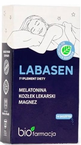 LABASEN - Melatonina, kozłek lekarski i magnez na sen, 14 saszetek Biofarmacja