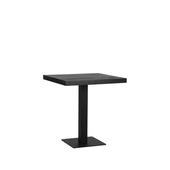 LABEL51 Stolik restauracyjny, kwadratowy, 70x70x75 cm, czarny Inna marka