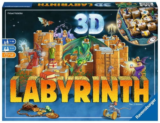 Labirynt 3D, gra planszowa, Ravensburger Ravensburger