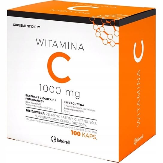 Laborell Witamina C 1000 mg  Suplement diety, 100 kaps. Active Edge