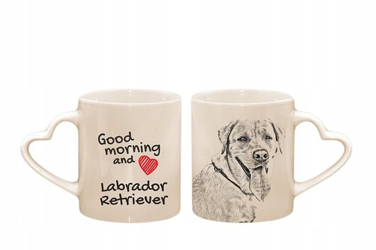 Labrador Retriever Kubek serce z nadrukiem Art-Dog