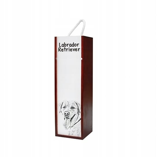 Labrador Retriever Pudełko na wino alkohol grafika Inna marka