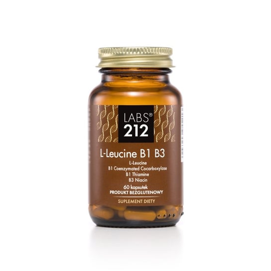 Labs212, L-Leucine B1 B3, Suplement diety, 60 kaps. Labs212