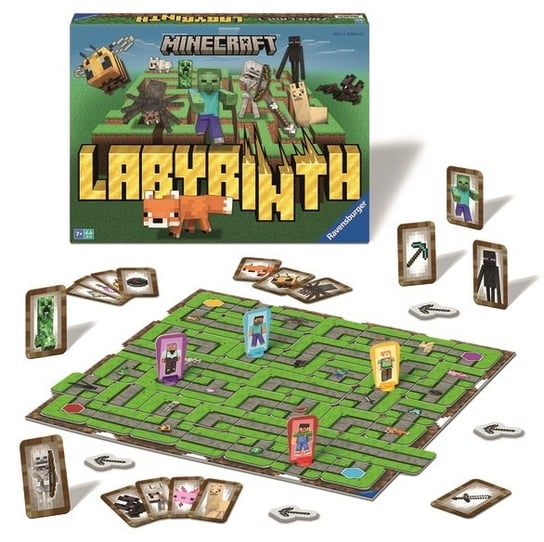 LABYRINTH GRA PLANSZOWA LABIRYNT MINECRAFT MAINCRAFT DLA DZIECI RODZINNA brak informacji