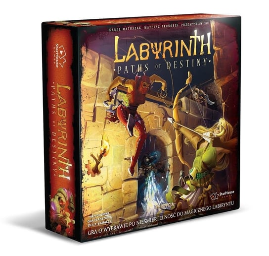 Labyrinth: Paths of Destiny (IV edycja), gra planszowa,StarHouse Games StarHouse Games