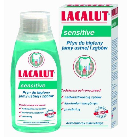Lacalut, Sensitive, płyn do płukania ust, 300 ml Labovital
