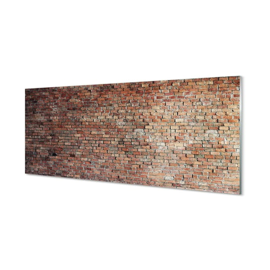 Lacobel ochronny + klej Cegła ściana mur 125x50 cm Tulup