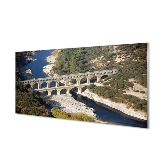 Lacobel pod szafkę Rzym Akwedukty rzeka 120x60 cm Tulup