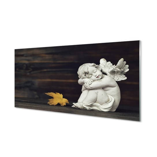 Lacobel szkło Śpiący anioł liść deski 120x60 cm Tulup