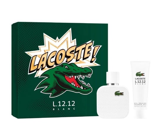 Lacoste L.12.12 Blanc/White komplet (50 ml EDT & 100 ml SG) Lacoste