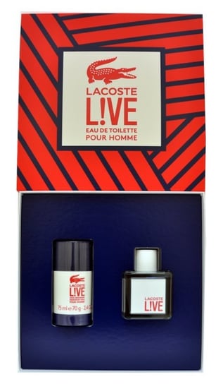 Lacoste, L!ve Pour Homme, zestaw kosmetyków, 2 szt. Lacoste