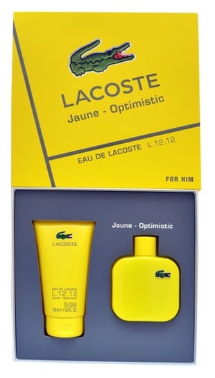 Lacoste, L1212 Yellow Jaune Optymistic, zestaw kosmetyków, 2 szt. Lacoste