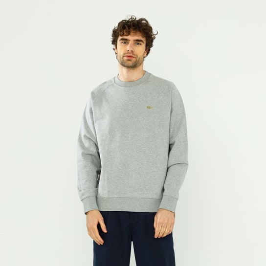Lacoste Live Loose Cotton Fleece Sweatshirt Grey - S Lacoste