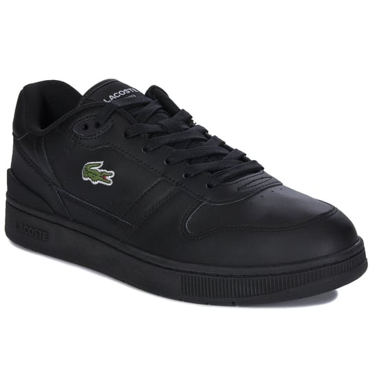 Lacoste Sneakersy męskie skórzane T-Clip Set 224 SMA BLK/BLK-44 Inna marka