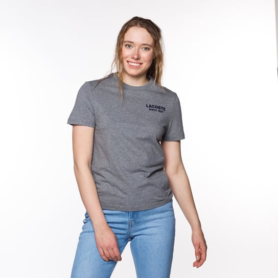 Lacoste Women’S Logo T-Shirt Grey - 36 Lacoste