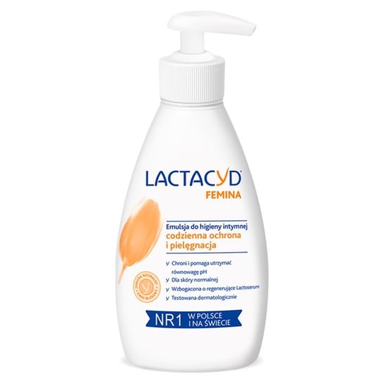 Lactacyd, Femina, emulsja do higieny intymnej, 200 ml Lactacyd