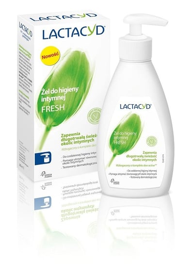Lactacyd, Fresh, odświeżający żel do higieny intymnej z pompką, 200 ml Lactacyd