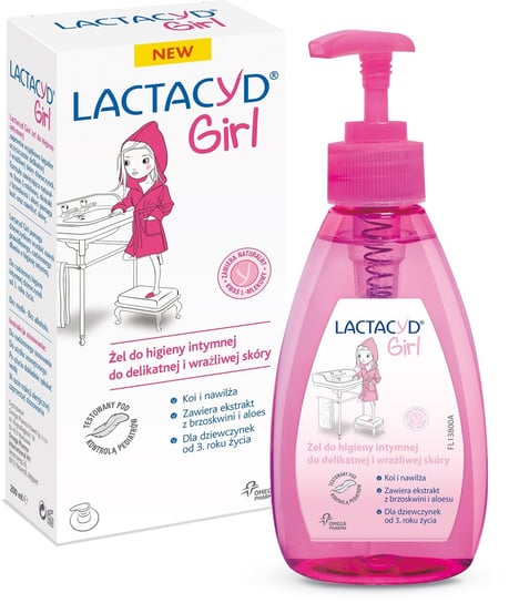 Lactacyd, Girl, żel do higieny intymnej dla dziewczynek, 200 ml Lactacyd