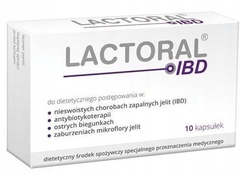 Lactoral, Suplement diety IBD, 10 kaps. Biomed