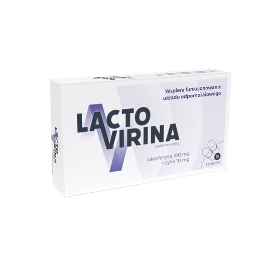 Lactovirina, suplement diety, 15 kapsułek Inna marka