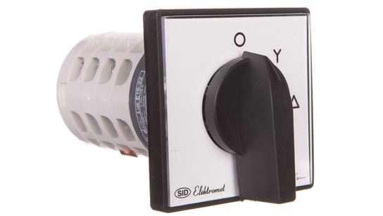 Łącznik krzywkowy 0-gwiazda-trójkąt 5P 16A IP65 Łuk E16-22 951621 ELEKTROMET