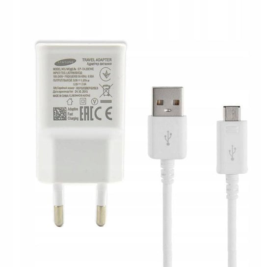 ŁAD EP-TA20EWE + kabel ECB-DU4AWE Samsung 2A micro-usb 1m biały bulk No Brand