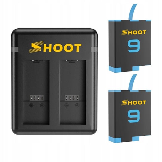 Ładowarka + 2x Bateria Akumulator GoPro HERO 9 10 SHOOT