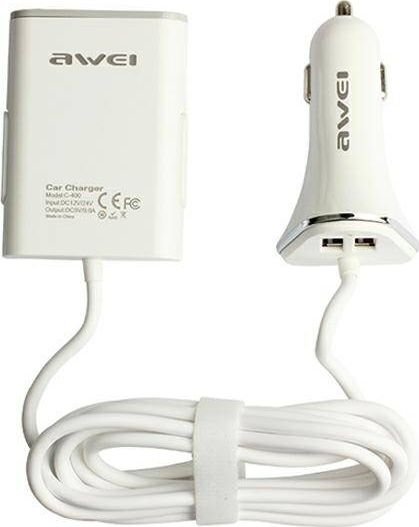 Ładowarka Awei C-400 4x USB-A 2 A  (AWEI072WHT) Awei