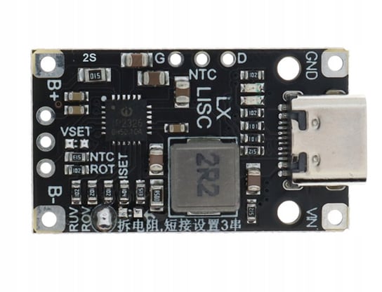 Ładowarka BMS Li-Ion QC 15W 2S Balanser USB-C 8,4V Jomardyan