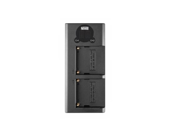 Ładowarka dwukanałowa Newell DL-USB-C do akumulatorów NP-F550/770/970 Newell