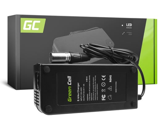 Ładowarka Green Cell 54.6V 4A (XLR 3 PIN) do Baterii Roweru Elektrycznego 48V Inna marka