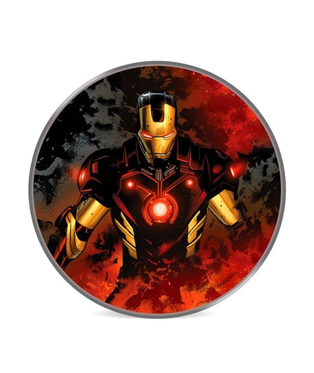 Ładowarka indukcyjna Iron Man Marvel - produkt licencyjny Babaco