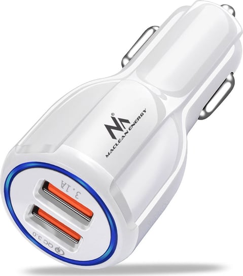 Ładowarka Maclean 2x USB-A 3.1 A  (MCE478 W) Maclean