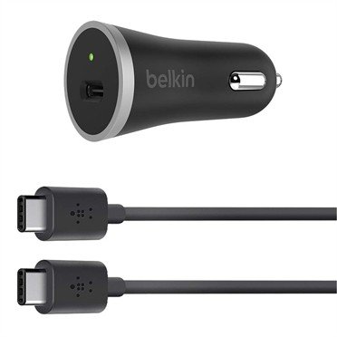 Ładowarka samochodowa BELKIN, 3 A, USB-C Belkin