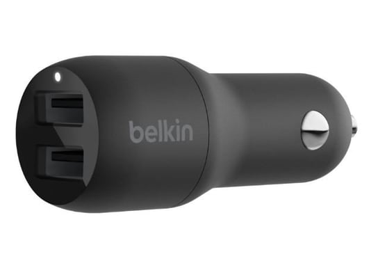 Ładowarka samochodowa Dual USB-A Car Charger 12W x2 czarna Belkin