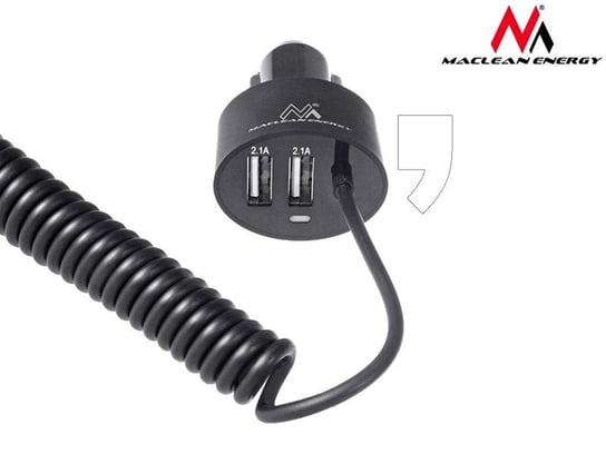 Ładowarka samochodowa MACLEAN MCE76, Lightning - USB Maclean