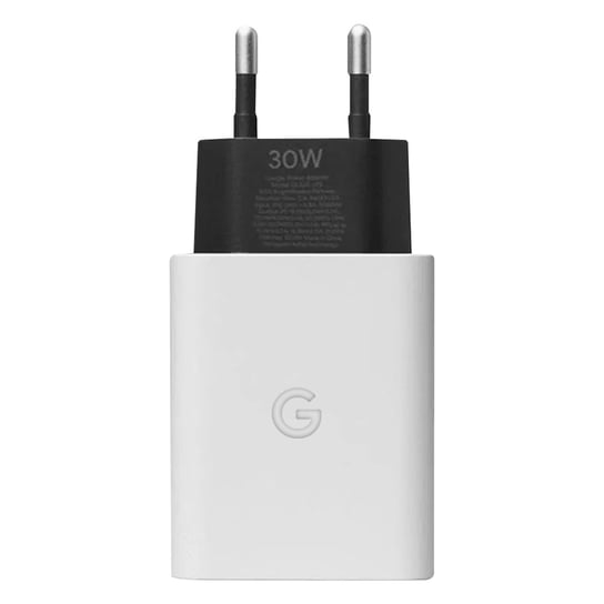 Ładowarka ścienna USB-C Zasilanie 30 W Wtyczka UE Kompaktowa Oryginalna Google White Google