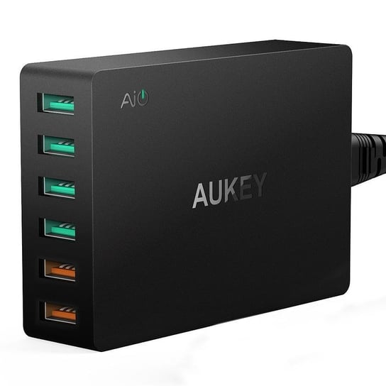 Ładowarka sieciowa AUKEY Quick Charge 3.0 PA-T11, 15.6 A, 6 x USB 3.0 Aukey