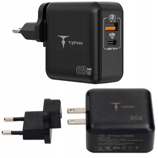 Ładowarka sieciowa EU/US do smartfona TPhox PD USB Inna marka