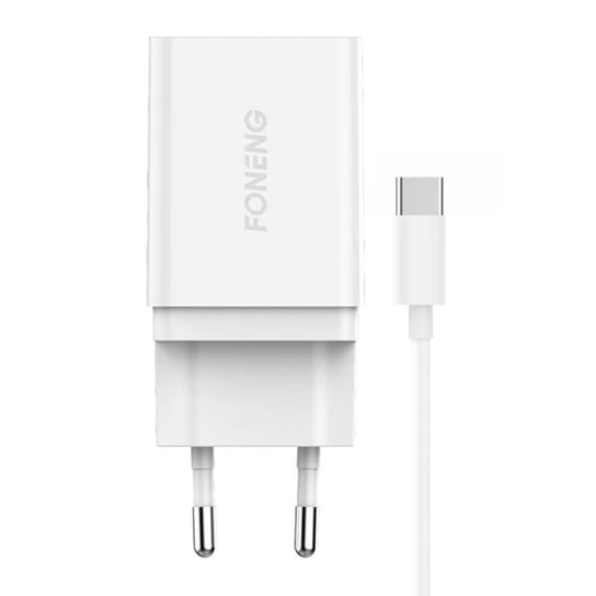 Ładowarka sieciowa Foneng K300, 1x USB + kabel USB do USB-C Inna marka