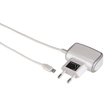 Ładowarka sieciowa HAMA Travel, Micro USB, biała Hama