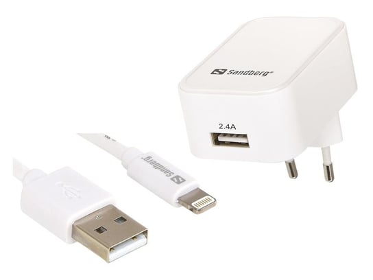 Ładowarka sieciowa SANDBERG, 2,4 A, USB Sandberg