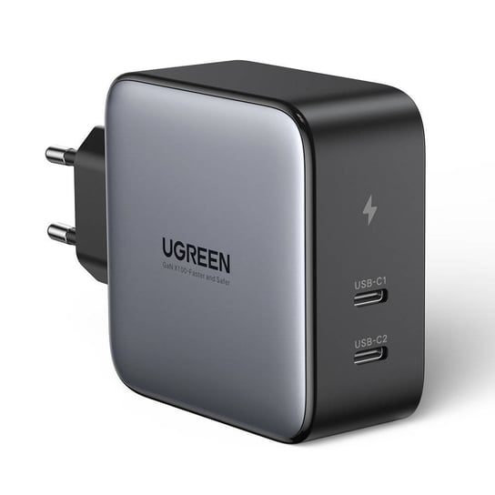 Ładowarka sieciowa UGREEN 2x USB Typ C 100W Power Delivery szary (50327) uGreen