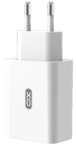 Ładowarka sieciowa XO L36 plus kabel 8-pin, biała, USB, QC 3.0 XO