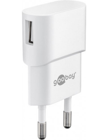 Ładowarka USB (5W) biała Goobay